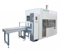 Machine de pulvérisation automatique à 5 axes pour portes en bois pour la production de MDF, raboteuse pour le travail du bois