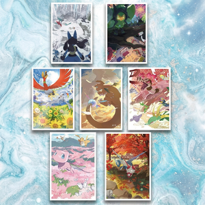 Set di Carte <span class=keywords><strong>da</strong></span> Collezione Pokémon, Scatola Misteriosa con Personaggi Anime, <span class=keywords><strong>Gioco</strong></span> <span class=keywords><strong>da</strong></span> <span class=keywords><strong>Tavolo</strong></span> per Decorazione Scrivania e Regalo - Product Image 2