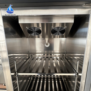 Refrigerador Comercial de Acero Inoxidable BANGMAOL de <span class=keywords><strong>2</strong></span> <span class=keywords><strong>Puertas</strong></span> para Cocina de Restaurante, Refrigerador con Control Digital de Temperatura - Product Image 4