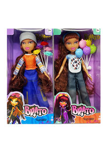 <span class=keywords><strong>Poupée</strong></span> Bratz <span class=keywords><strong>LOL</strong></span> MGA Série Été 2026 de 10 pouces avec grandes jambes et pieds épais, corps solide, tête volumineuse, avec accessoire ballon - Product Image 1