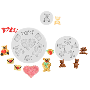 <span class=keywords><strong>Molde</strong></span> <span class=keywords><strong>de</strong></span> Silicona <span class=keywords><strong>de</strong></span> <span class=keywords><strong>Osito</strong></span> <span class=keywords><strong>de</strong></span> Peluche <span class=keywords><strong>para</strong></span> Decoración <span class=keywords><strong>de</strong></span> Pasteles, Moldes <span class=keywords><strong>de</strong></span> Silicona <span class=keywords><strong>de</strong></span> Resina Cristal, Adornos <span class=keywords><strong>para</strong></span> Hornear <span class=keywords><strong>Chocolate</strong></span>, Moldes <span class=keywords><strong>para</strong></span> Fondant y Dulces - Product Image 1