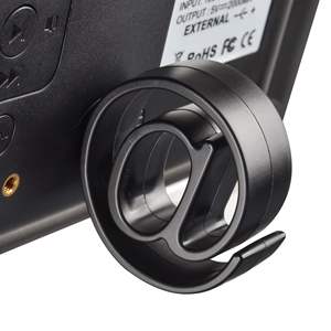 10-Inch LCD <b>Desk</b> & Table <b>Clock</b> Black with Day Display Option - Product Image 4