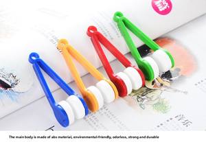 Chiffon de nettoyage pour lentilles multifonctionnel créatif et portable, nettoyant pour <span class=keywords><strong>lunettes</strong></span>, motif circulaire anti-rayures, coupe droite, 7*2*2.5, nombre de <span class=keywords><strong>lingettes</strong></span> - Product Image 6