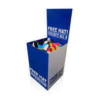 Présentoirs en carton écologiques portables à 4 niveaux personnalisés pour magasins de détail, pour la publicité au point de vente de jouets