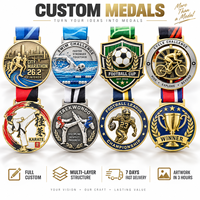 Médaille Athlétique Personnalisée Estampillée à Chaud pour Karaté, Lutte, Gymnastique – Médaille Brillante Dorée pour Récompenses de Compétition – Fournisseur en Gros