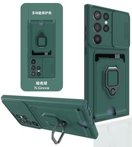 Étui de téléphone multifonctionnel en TPU avec fenêtre coulissante et <span class=keywords><strong>protection</strong></span> pour carte pour Samsung Galaxy S24 A54 A34 5G S25 S21 <span class=keywords><strong>FE</strong></span> A04E A16 - Product Image 4