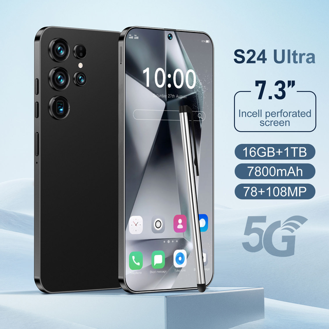 Large Battery S26 Ultra 6.9inch Octa Core Android Smartphone 5000mAh Battery Dual SIM 4G LTE Wi-Fi 5G Smartphone S26