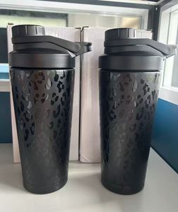 Vaso Térmico de Acero Inoxidable de Doble Capa, 25 oz, para Batidos de Proteínas, Portátil, con Tapa Mezcladora, Diseño Moderno - Product Image 6