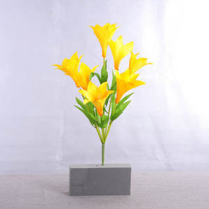 ช่อดอกไม้ประดิษฐ์ ซิลค์ รุ่น New Seven Lily สำหรับตกแต่งห้อง<span class=keywords><strong>น</strong></span>ั่งเล่<span class=keywords><strong>น</strong></span> ถ่ายภาพงานแต่งงา<span class=keywords><strong>น</strong></span> และตกแต่งบ้า<span class=keywords><strong>น</strong></span> - Product Image 2