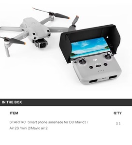Pare-soleil magnétique pliable STARTRC pour smartphone, pare-soleil pour téléphone pour <span class=keywords><strong>DJI</strong></span> Mini 3 <span class=keywords><strong>Pro</strong></span> <span class=keywords><strong>RC</strong></span> N1 télécommande, accessoires de drone - Product Image 6