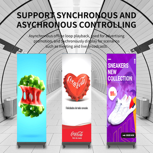 Écran d'affichage numérique LED pliable double face couleur pleine 2,5 mm Pixel Pliable Mobile Utilisation en intérieur Support de sol - Product Image 5