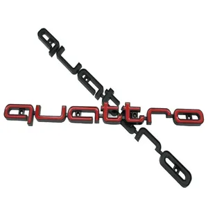 ตราสัญลักษณ์ <span class=keywords><strong>Quattro</strong></span> 3D กระจังหน้ารถยนต์สำหรับรถ Audi A3 A4 A5 A6 A6L A7 A8 Q3 Q5 Q7 S3 S4 S5 RS3 RS4อุปกรณ์เสริมตรา RS6 - Product Image 5