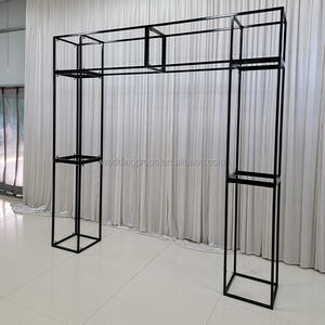 Prezzo all'ingrosso decorazioni di <span class=keywords><strong>nozze</strong></span> forniture di matrimonio oro sfondo arco nero per eventi di <span class=keywords><strong>nozze</strong></span> - Product Image 2