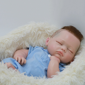 2022 nouveau Offre Spéciale belle 18 pouces <span class=keywords><strong>bébé</strong></span> <span class=keywords><strong>Reborn</strong></span> corps complet <span class=keywords><strong>Silicone</strong></span> pour patron poupée jouet pour garçons doux bricolage jouet - Product Image 2