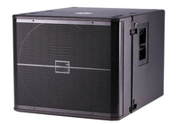 Caisson de basses actif Vrx 918 18 pouces en néodyme 800W, enceinte PA puissante pour église, basses avec enceinte en bois