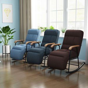 Fauteuil de salon moderne et élégant, fauteuil individuel en tissu velours brun, fauteuil individuel - Product Image 6