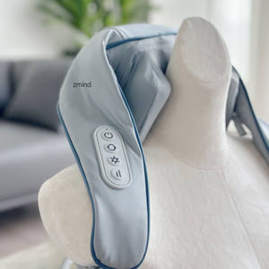 Heizung und Shiatsu Nacken- und Schultermassagegerät für Rücken Taille Kalb Oberschenkel-Massagegerät tragbares Knie- und Schultermassage-Kissen - Product Image 4