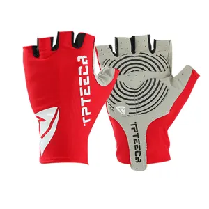 Gants de vélo demi-doigt, Gel, sport, vélo, course, vtt, route, Guantes, cyclisme, hommes, femmes