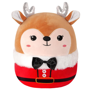 Peluche di <span class=keywords><strong>Cervo</strong></span> Morbido e Abbracciabile di Alta Qualità, 10 Pollici, Decorazione Natalizia Ideale da Collezione - Product Image 1