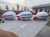 Vente directe d'usine, ballon publicitaire gonflable personnalisé, dirigeable gonflable
