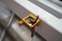 Routeur CNC avec caméra CCD, broche ATC 9 kW + couteau oscillant, table à vide pour la découpe du bois/du mousse/polyéthylène/du tissu/du cuir