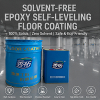 Peinture de sol liquide autolissante époxy sans solvant populaire XT-314 Xiutuo pour application au rouleau, à la truelle ou au pinceau