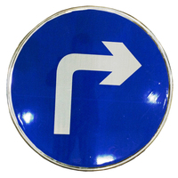 Panneaux de signalisation routière hautement réfléchissants, panneau de limitation de vitesse, triangle de signalisation pour conducteur, plaque métallique, panneau de signalisation routière, panneau de sécurité routière en aluminium