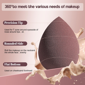 Juego de Esponjas de Maquillaje Pretty Blender al por Mayor, Esponja de Maquillaje Suave en Forma de Huevo con Herramienta de Etiquetado para Maquillaje Facial - Product Image 3