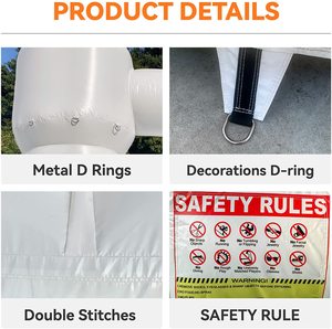 Structure gonflable durable 13x13x10 pieds avec souffleur d'air pour mariages, anniversaires et événements – Installation facile - Product Image 5