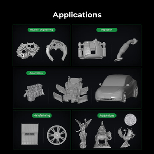 Creality Raptor Pro <span class=keywords><strong>3D</strong></span> <span class=keywords><strong>Scanner</strong></span> 22 dòng Laser chéo tốc độ quét cao lên tới 60fps 660,000 điểm/<span class=keywords><strong>S</strong></span> máy quét <span class=keywords><strong>3D</strong></span> ô tô - Product Image 4