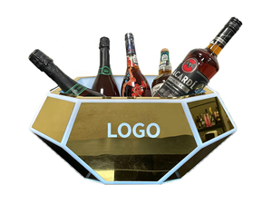 Secchiello per Ghiaccio LED a Forma di Barca Personalizzato, Impermeabile e di Lusso per Birra, Vodka, Vino, Bevande, KTV, Feste, Bar, Casa, Matrimoni - Product Image 6