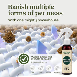Éliminateur d'odeurs d'urine d'animaux de compagnie personnalisé pour installations GMP, détachant enzymatique pour les pipi de chats et de chiens, désodorisant pour tissus et tapis en spray - Product Image 2