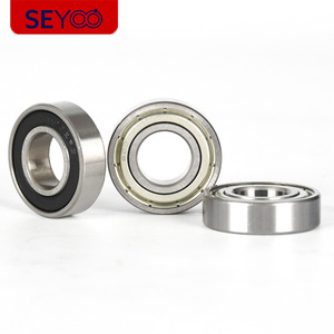 ตลับลูกปืนเม็ดกลมร่องลึก SeYoo 6002ZZ 15x35x11 มม. ความเร็วสูง ความแม่นยำสูง P0 เหล็กโครเมียม 2RS ปิดผนึก - Product Image 1