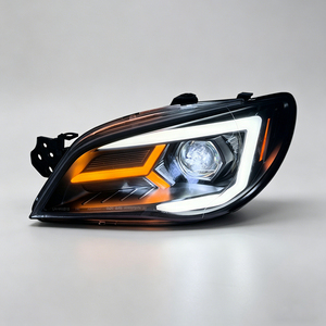 Conjunto de Faros LED para <span class=keywords><strong>Subaru</strong></span> <span class=keywords><strong>Impreza</strong></span> 2006-2007, Luces LED DRL, Señal de Giro, Lente de Proyector, Accesorios para Automóviles, Carcasa Negra - Product Image 1