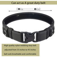 Ceinture Tactique Multifonctionnelle d'Extérieur avec Pochettes Moulées – Kit d'Équipement Modulaire Robuste pour Sécurité