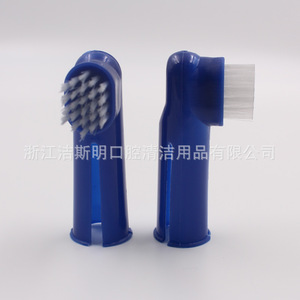 แปรงสีฟันนิ้ว TPE ขนาด 6 ซม. ขนแปรงไนลอนนุ่ม สำหรับนวดเหงือก ใช้ในบ้าน - Product Image 1