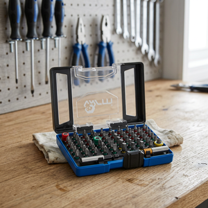 ชุดดอกสว่านสีคุณภาพสูง 62 ชิ้น ขนาด 1/4 นิ้ว x 25 มม. พร้อมชุดล็อคแบบพิเศษ บรรจุในกล่องแข็ง รองรับการปรับแต่งตามแบบ OEM - Product Image 2