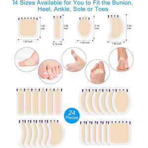 Pansements hydrocolloïdes transfrontaliers, patchs anti-frottement pour talons, patchs invisibles en gel pour talons hauts, pansements hydrocolloïdes - Product Image 4