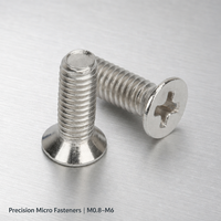 Vis de machine à tête fraisée plate Phillips en acier inoxydable 304 de haute précision, sur mesure OEM DIN965 M2 M3