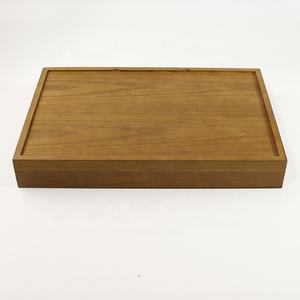 Boîte à fruits secs en bois de pin à compartiment unique Plateau à bonbons en bois pour le stockage des collations Pot de cuisine Laque de stockage des épices - Product Image 6