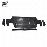 Difusor Trasero de Fibra de Carbono Yuhang EVO 9 para Mitsubishi Lancer 1985-1989, Alta Calidad, 100% Compatible, Fácil Instalación