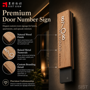 Modern Illuminated LED Door Number Wall <strong>Plaque</strong> <strong>for</strong> Advertising Decoration IP65 Waterproof <strong>for</strong> <strong>House</strong> Property Companies Hospitals - Product Image 3