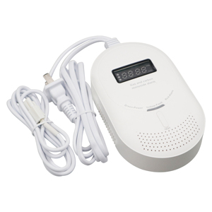 Yüksek kaliteli AC güç gaz kaçak dedektörü doğal yanıcı gaz dedektörü ile LCD ekran - Product Image 2