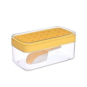 Bandejas para cubitos de hielo rectangulares de calidad alimentaria con tapa, contenedor de almacenamiento para uso en fiestas en casa - Product Image 5