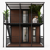 Maison préfabriquée extensible à deux étages avec technologie d'isolation, qualité CE ISO, maison modulaire