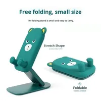 Soporte Plegable para Teléfono/Tablet con Diseño de Dibujos Animados, Soporte Creativo Ajustable para Transmisión en Vivo, Portátil