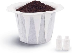 Meilleures ventes : 1000 filtres à café jetables en papier, compatibles avec les cafetières, dosettes réutilisables pour café, restaurant, usage quotidien à domicile - Product Image 6