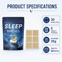 Patch de sommeil profond respirant sans mélatonine en non-tissé, pour un soutien naturel de la relaxation nocturne, vente en gros directe usine