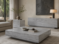 Dalles de marbre gris clair pour comptoirs de cuisine sur mesure, grands carreaux de sol, marches d'escalier, dessus de meubles et revêtements muraux