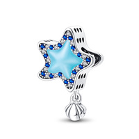 Breloque Étoile de Mer en Cristal Marin Personnalisée avec Logo, Petite Série, pour Femmes, Bijoux de Marque pour Vacances Tropicales, Vente en Gros